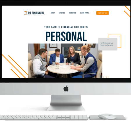 RT Financial Website Design
