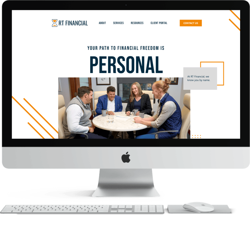 RT Financial Website Design