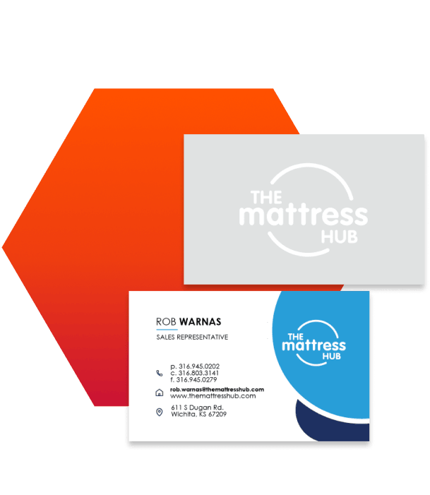 The Mattress Hub Print Design