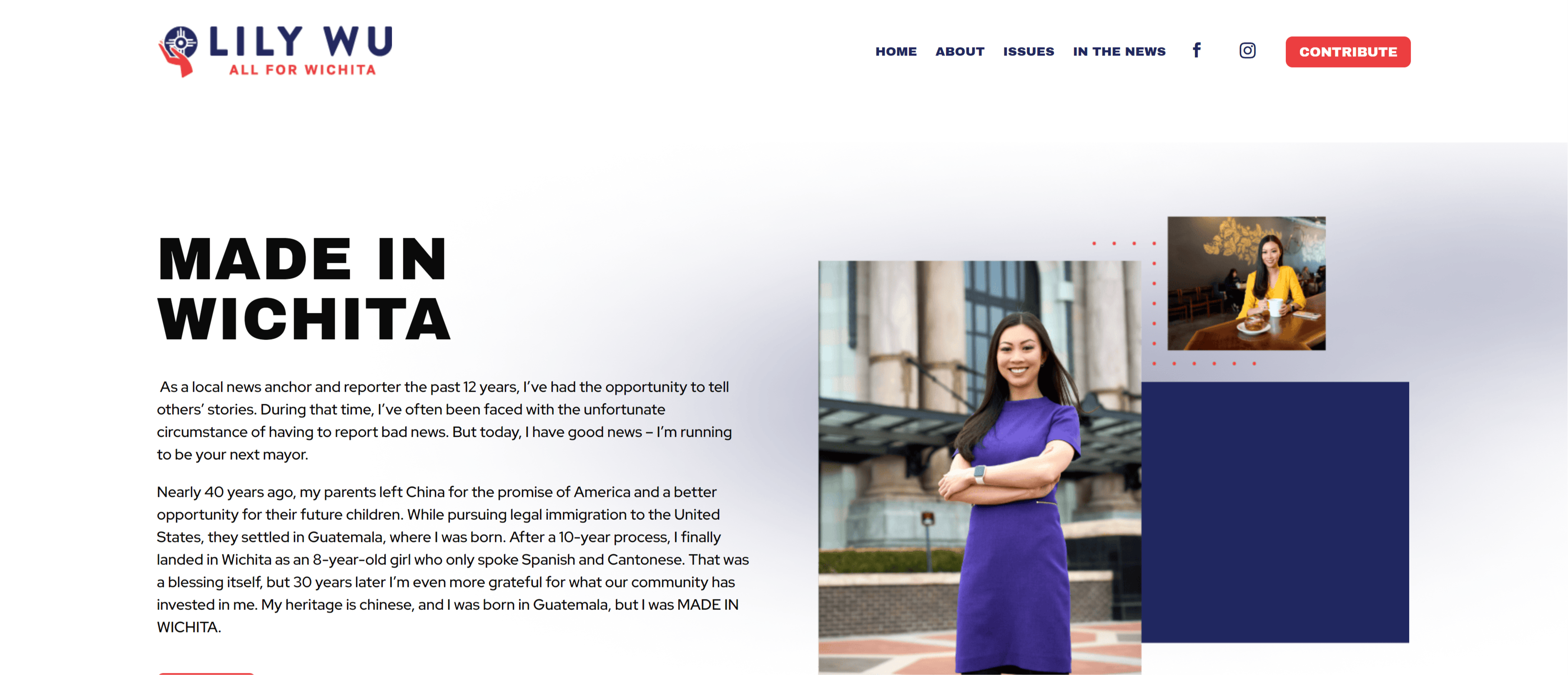 Lily Wu for Mayor Website Design Hexcode Marketing