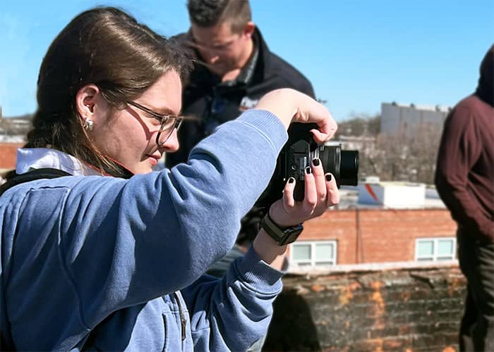 Digital Media Specialist Filming