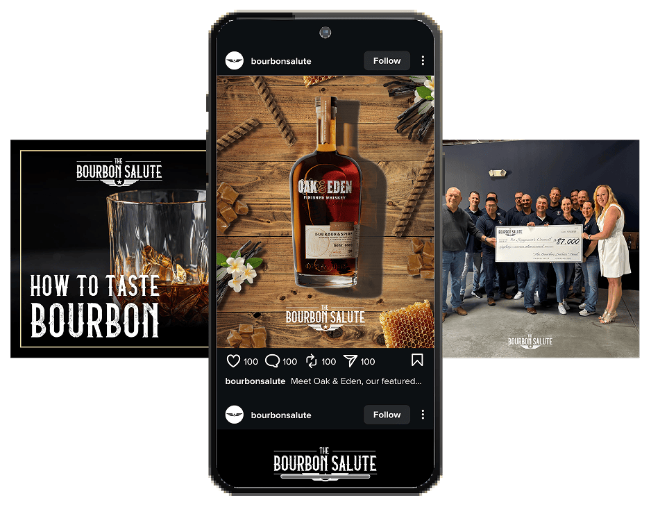 Bourbon Salute Social Media