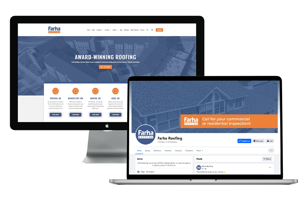 Farha Website Mockup
