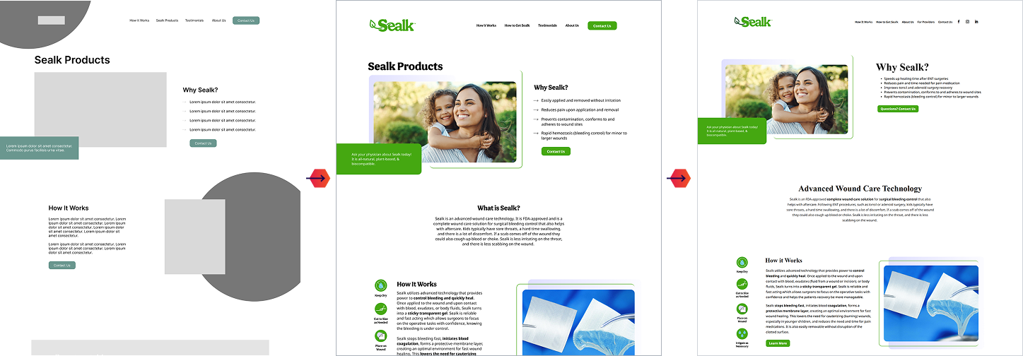 Sealk Web Design Process