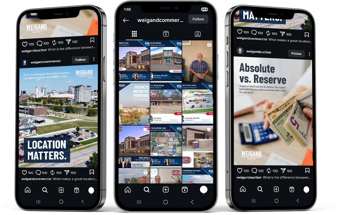 Weigand social media mockup