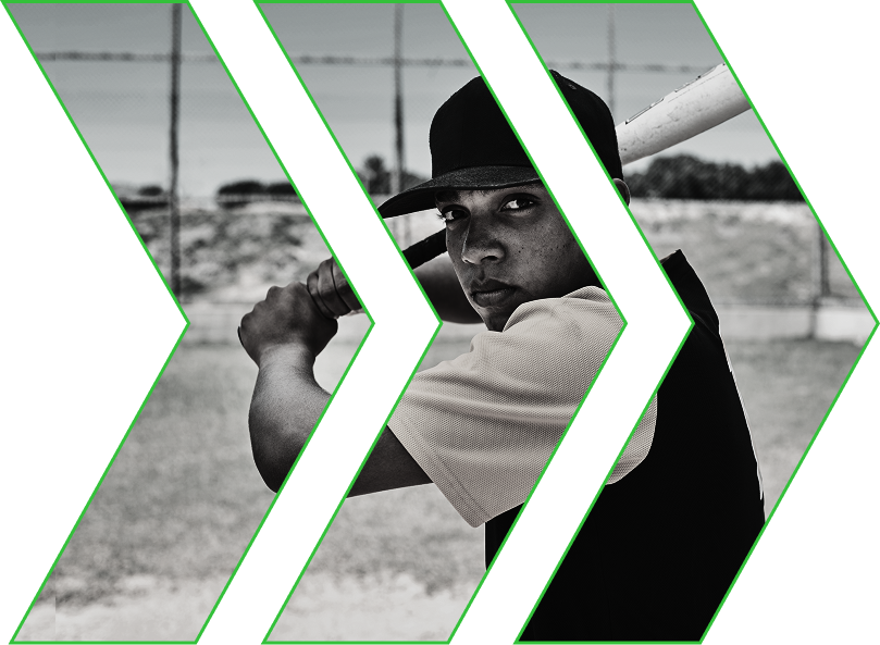 very serious child baseball player