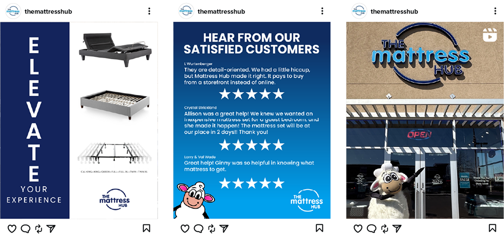 The Mattress Hub Social Media