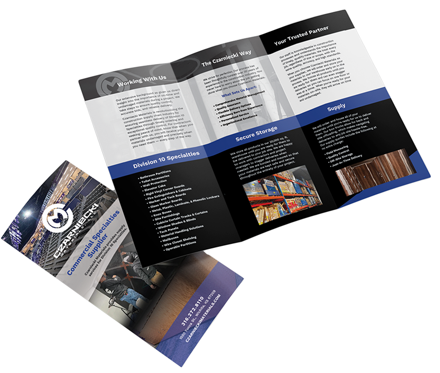 Czarnieck trifold brochure