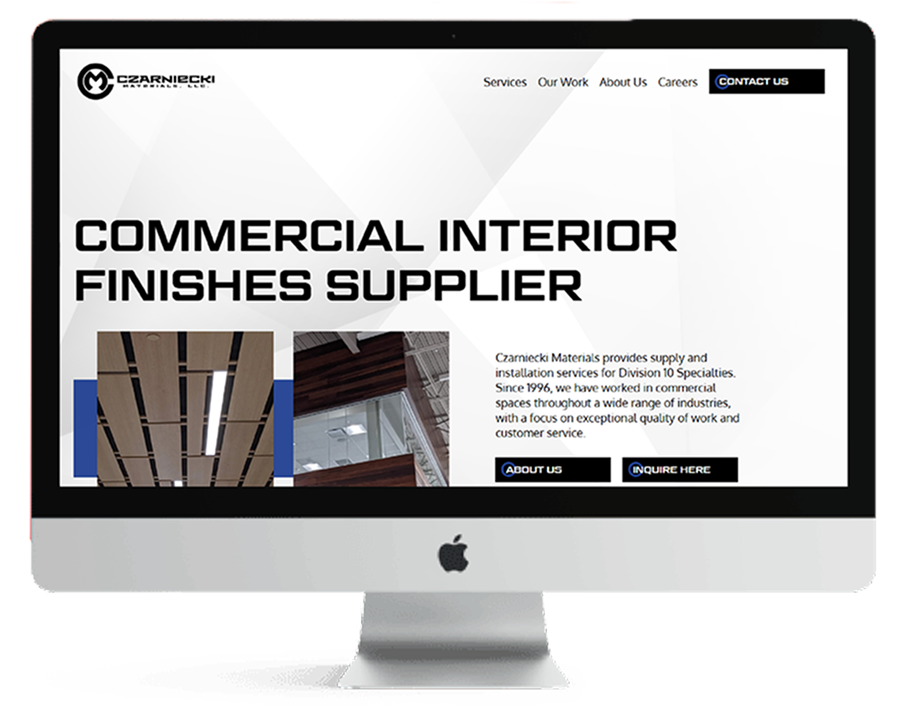 Czarniecki website desktop