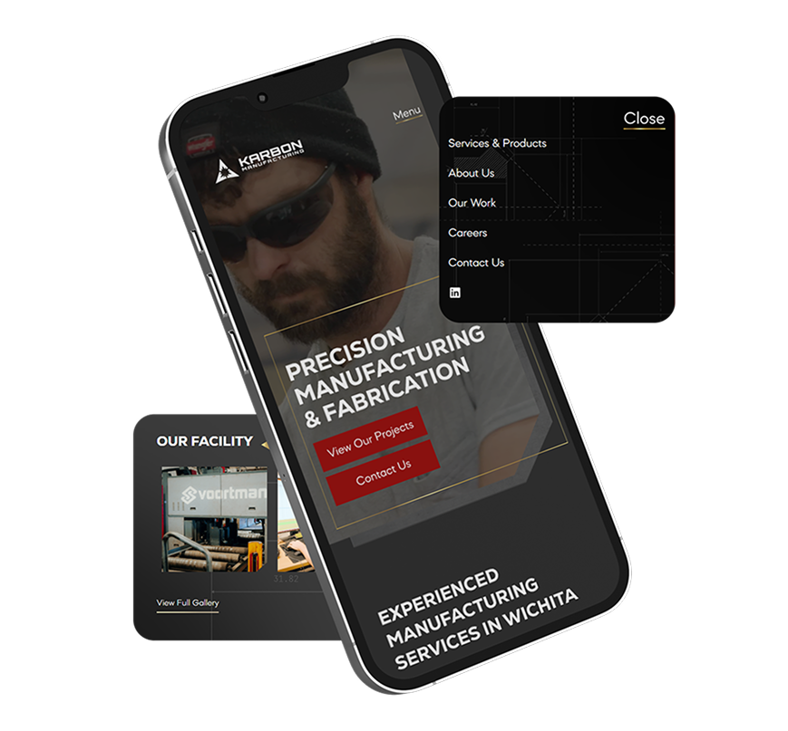Karbon MFG Web Mobile